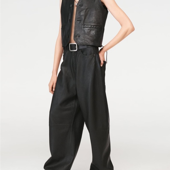 Zara Leather Vest Steven Meisel - Picture 10 of 11